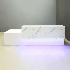 Modern Beauty Salon Information Oral Company Reception Desk
