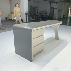 Minimalist Boss Director High Sense Solid Stone Office Desk Designer