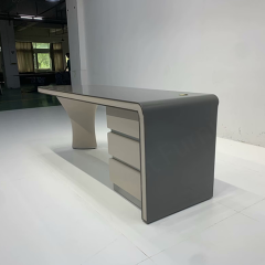 Minimalist Boss Director High Sense Solid Stone Office Desk Designer