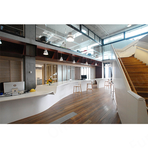 Modern Design Custom Logo Office Reception Counters Beauty Salon