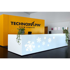 Two Person Top Quality Artificial Stone Spa Reception Desk