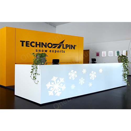 Two Person Top Quality Artificial Stone Spa Reception Desk