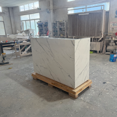 Wholesale Price Hot Sale Beauty Salon Marble Stone Reception Desk