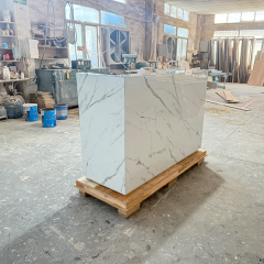 Wholesale Price Hot Sale Beauty Salon Marble Stone Reception Desk