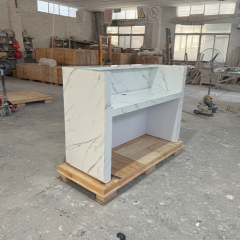 Wholesale Price Hot Sale Beauty Salon Marble Stone Reception Desk