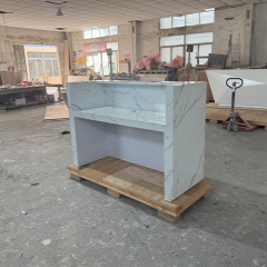 Wholesale Price Hot Sale Beauty Salon Marble Stone Reception Desk