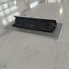 White Corian Marble Office Meeting Table Stone Conference Tables