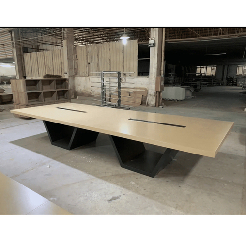 Corian Quartz Stone 12 Seat Conference Table USA Design Meeting Room Desk