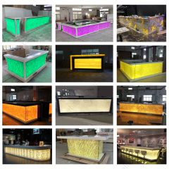 Corian and Onyx Stone Backlit Kitchen Bar Counter Tips Home Furniture