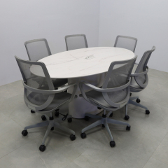 Six People Modern Portable Folding Training Conference Table Small Size