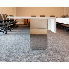 Large Size U Shape Acrylic Solid Surface Conference Table 24 Persons Meeting Desk