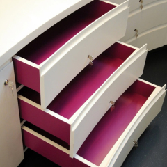 Shopping Mall Centre Help and Information Desk Round Corian Front Counter
