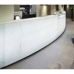 Home Bar Furniture Faux Translucent Stone Bars Counters for Cafeteria