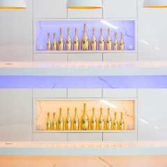 Prefabricated Commercial Bar Counter Home Corian Kitchen Island