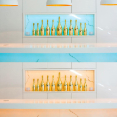 Prefabricated Commercial Bar Counter Home Corian Kitchen Island