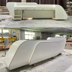 France Design Corian Cinema Lobby Spa Reception Desk Counter