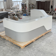France Design Corian Cinema Lobby Spa Reception Desk Counter