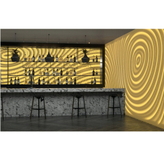 Corian Stone Commercial Cafe Bar Counter Design for Marriott Hotel