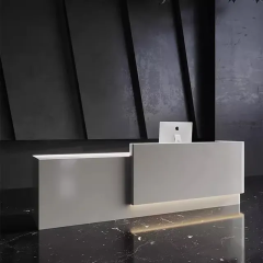 Hospital/Office/Mall/Store Front Corian Marble Computer Reception Desk