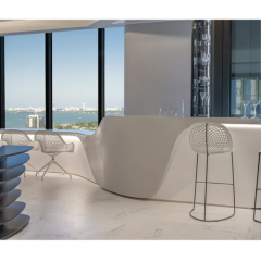 Finland Design House Bar Counter Snow White Led Kitchen Counters