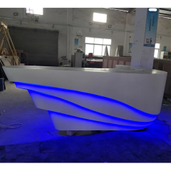 Lighted Bar Reception Counter Design Morocco Stone Reception Desk