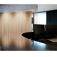 Black Stone Circular Reception Desk LED Hairdresser Reception Counter