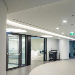 12MM Corian Solid Surface Reception Desk Set for Healthcare Studio