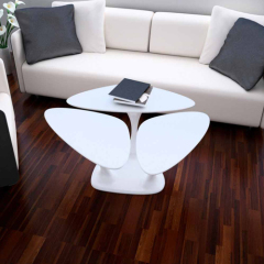 Office Living Room Furniture Corian Solid Surface Coffee Table White Color