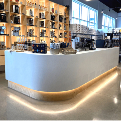 U Shape Corian Bar Counter Multi Function Usage Bar Furniture