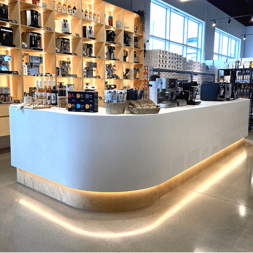 U Shape Corian Bar Counter Multi Function Usage Bar Furniture