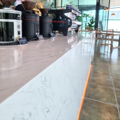U Shape Corian Bar Counter Multi Function Usage Bar Furniture