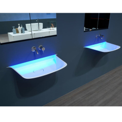 Solid Surface Antoniolupi Design Vanity Bathroom Sink with Led