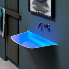 Solid Surface Antoniolupi Design Vanity Bathroom Sink with Led