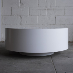 Artificial Stone Round Small Living Room Cafe Tea Table for Home