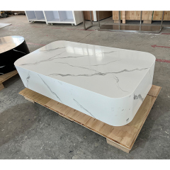 Commercial Villa Used Coffee Table Corian Living Room Furniture