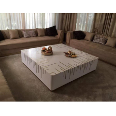 Commercial Villa Used Coffee Table Corian Living Room Furniture