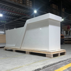 Custom Personality Led Spa Reception Counter Beauty Salon Front Desk