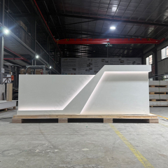 Custom Personality Led Spa Reception Counter Beauty Salon Front Desk