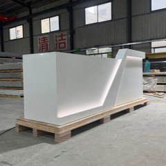 Custom Personality Led Spa Reception Counter Beauty Salon Front Desk