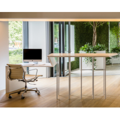 Beautiful Home Office Furniture White Solid Surface Cubicles Staff Desk
