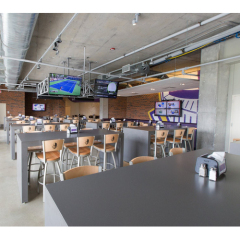 Long Size Corian Solid Surface Restaurant Hotel Kitchen Bar Dining Table