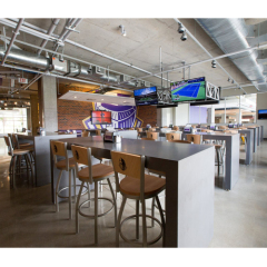 Long Size Corian Solid Surface Restaurant Hotel Kitchen Bar Dining Table