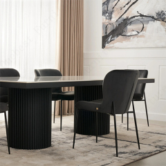 Villa House and Home Decoration Corian Dining Dining Table for 6 Persons