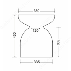 Living Room and Bedroom Coffee Side Table Corian Solid Surface Round Tables