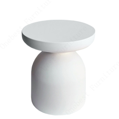 Living Room and Bedroom Coffee Side Table Corian Solid Surface Round Tables