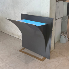 China Sanitary Ware Art Design Bathroom Furniture Led Washing Basin Sink