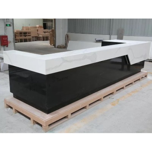 Corians Solid Surface Bar Reception Countertop Modern Look Hotel Furniture