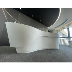 Best Selling Commercial Hotel Office Furniture Custom Design Stone Reception Counter