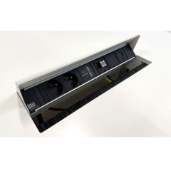 Solid Surface Stone Conference Table Solution Modern Epoxy Resin Meeting Room Furniture