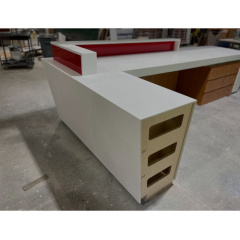 Diy Office Furniture Modern Marble Bank Reception Desk Counter